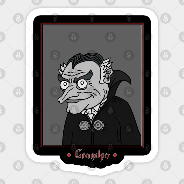 Grandpa Sticker by Gregg.M_Art